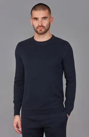 Mens Midweight Cotton Loopback Knitted Sweatshirt