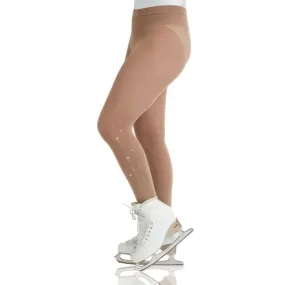 Mondor Girl's Footed Crystals 926-74 Figure Skating Tight