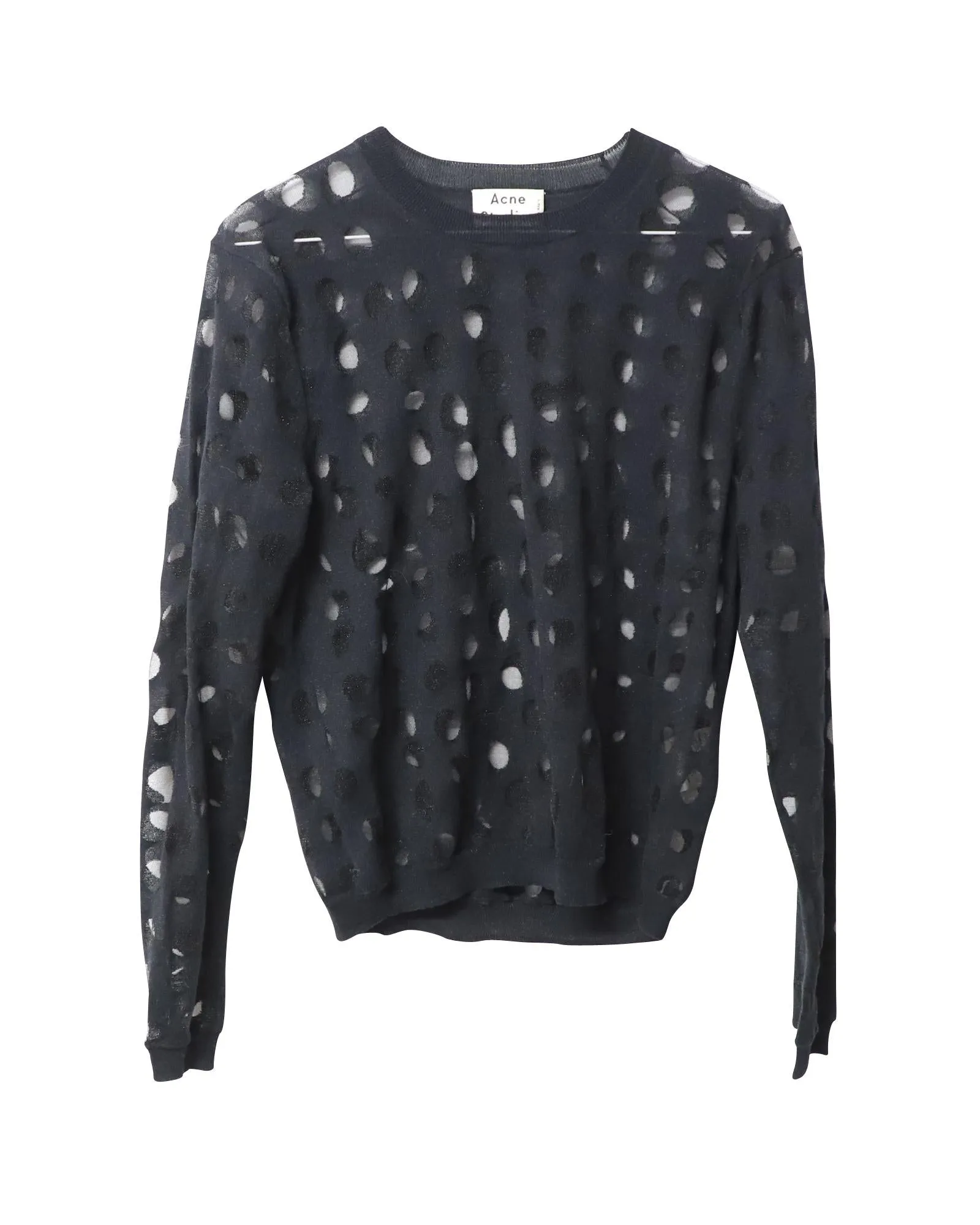 Monochromatic Polka Dot Lightweight Jumper