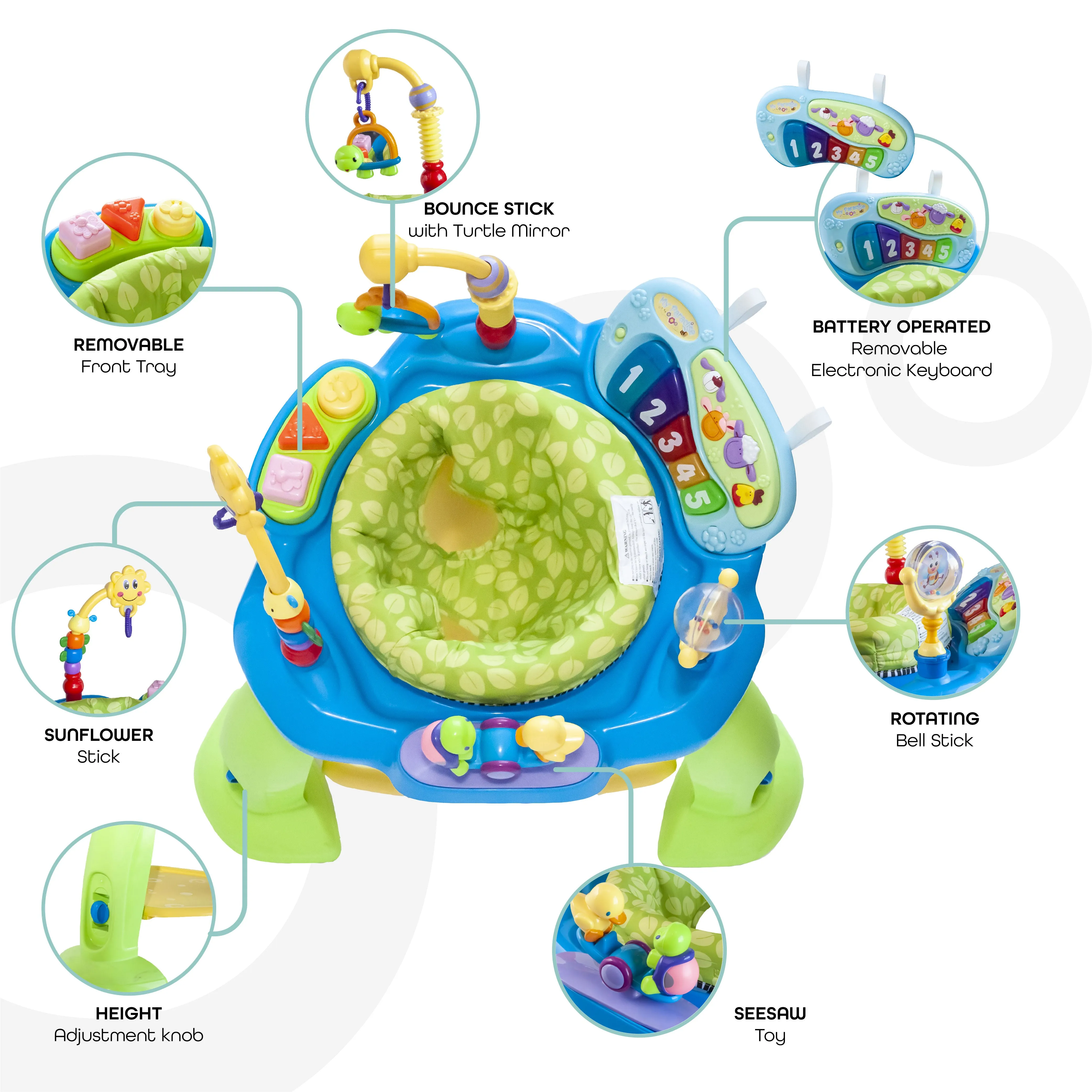 Moon Activity Table Activity & Gear Blue 6 months to 3 years