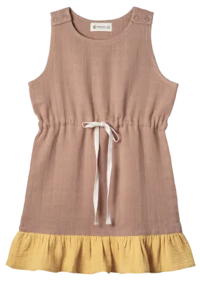 Muslin Jumper Dress Drawstring Sienna