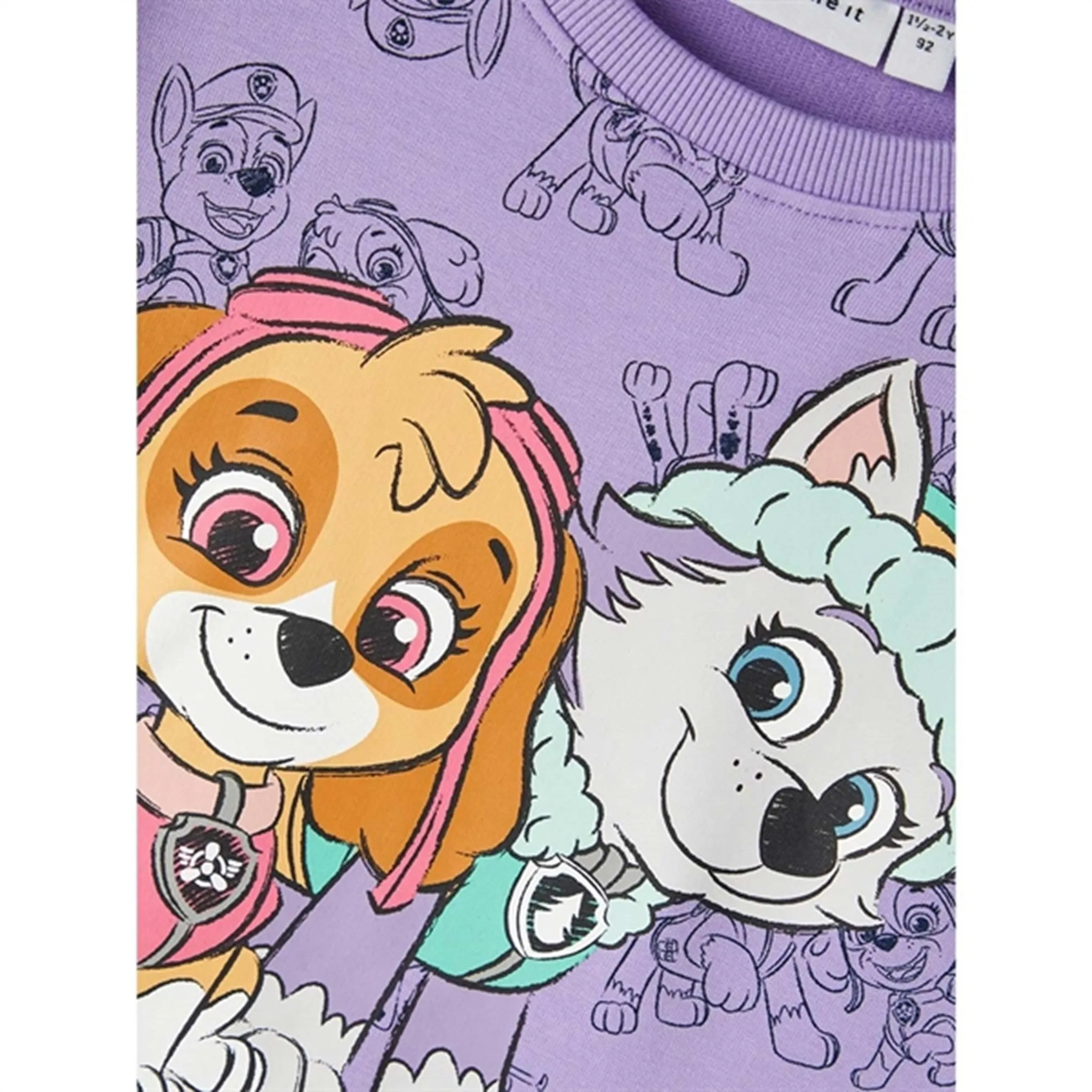 Name it Sand Verbena Jam Paw Patrol Sweatshirt