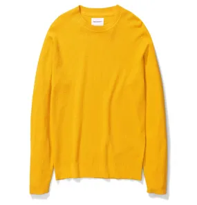 Norse Projects Sigfred Cotton Texture Jumper – Sunrise Yellow