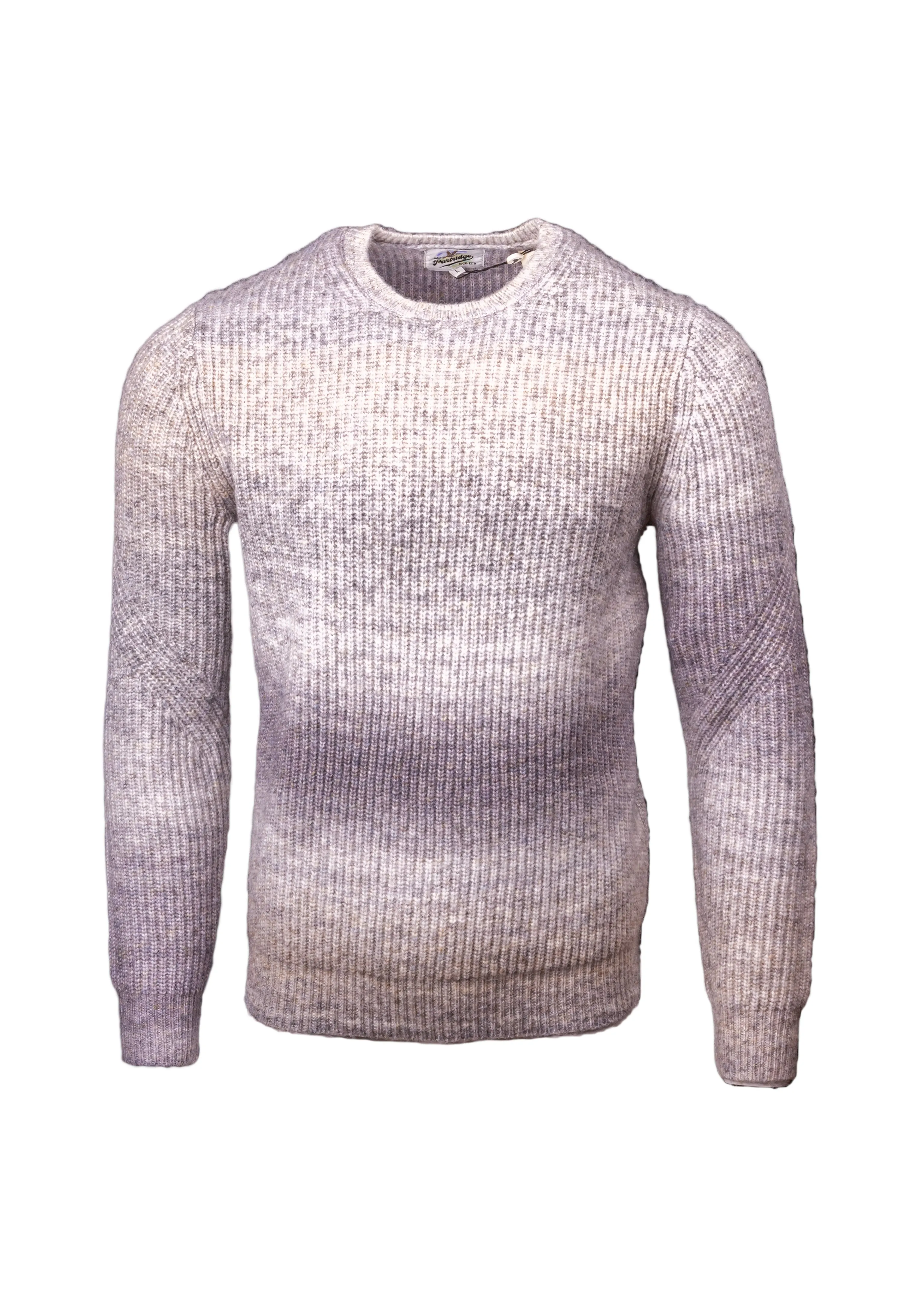 Ombre Eco Crew Neck - Light Grey Melange