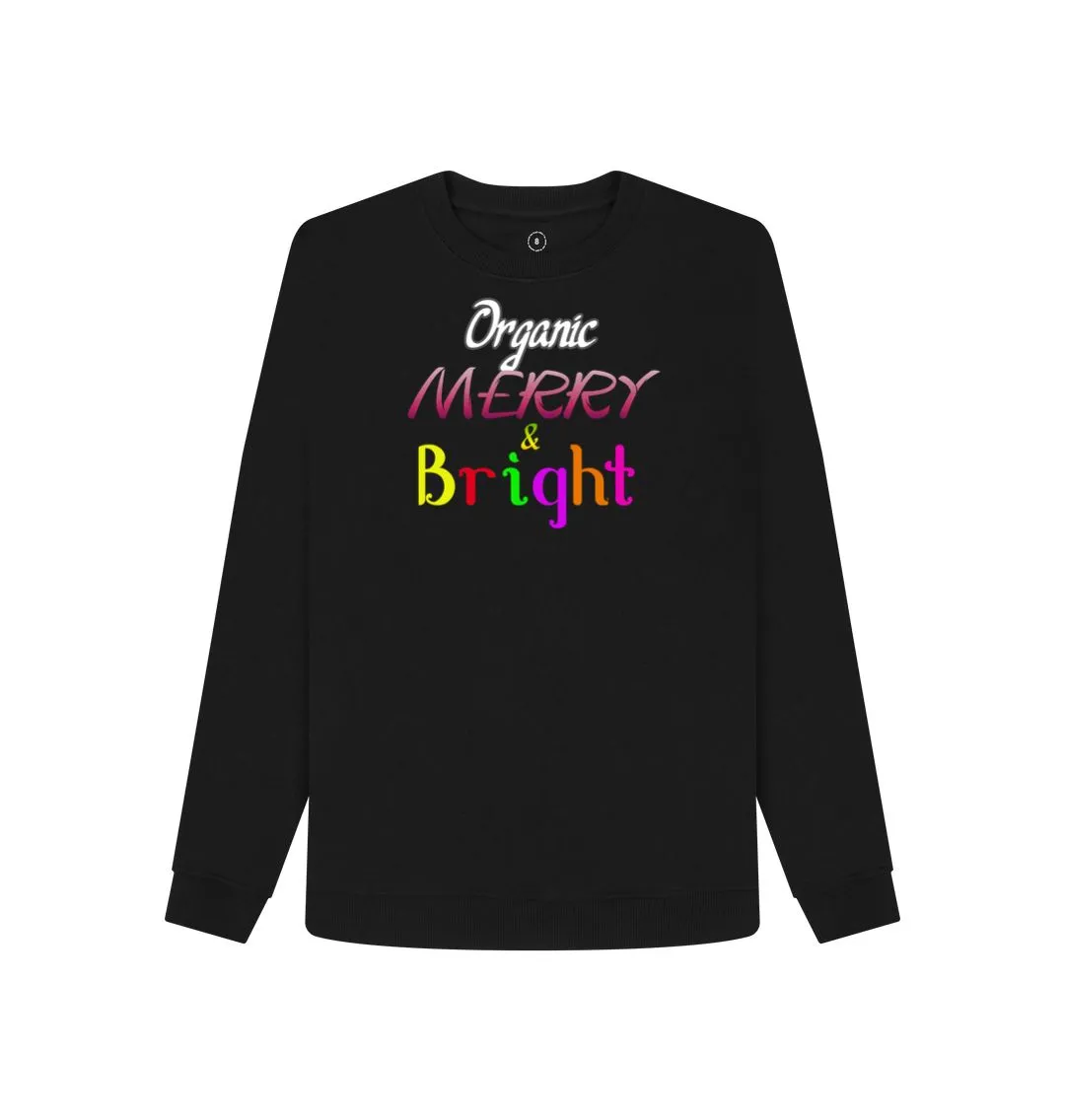 Organic Merry & Bright Women's Christmas Remill® Sweater