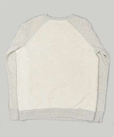 Orsman EMB Reverse Sweatshirt Grey/Ecru