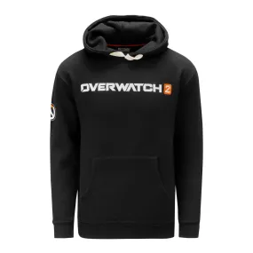 Overwatch 2 Heavy Weight Patch Black Pullover Hoodie