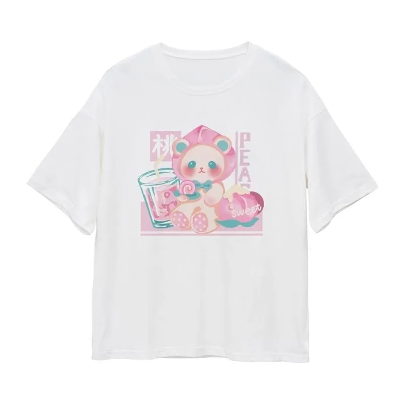 Peachy Baby Bear Tee