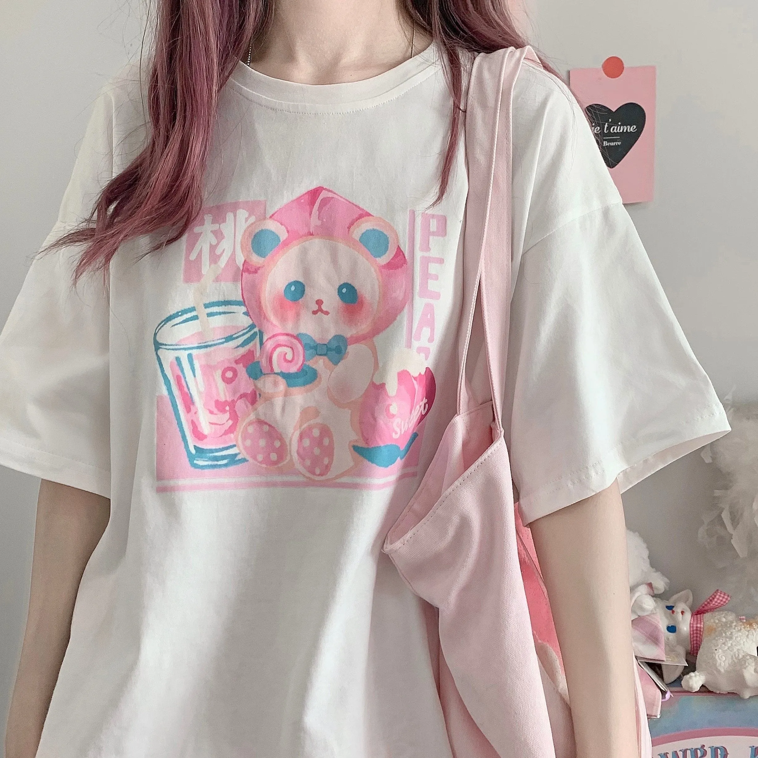 Peachy Baby Bear Tee