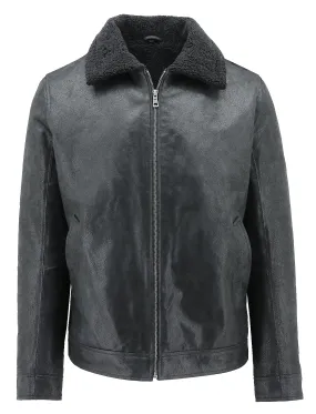 Pilot Black Leather Jacket