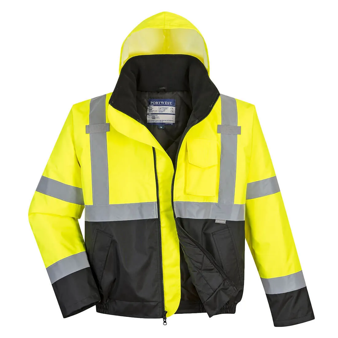 PORTWEST Hi-Vis Two-Tone Bomber Jacket