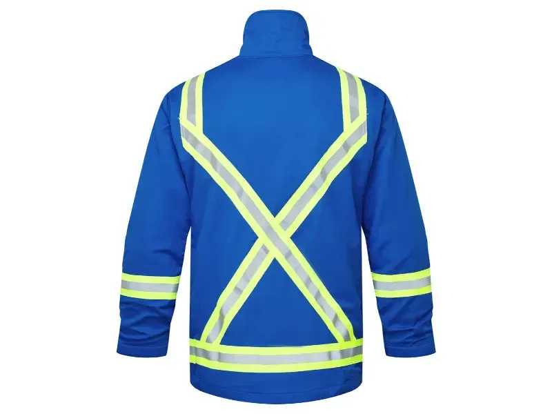 Portwest® Ultrasoft 7 oz Flame Resistance Skyline Summer Bomber Jacket - X Back - Royal Blue - IUS112