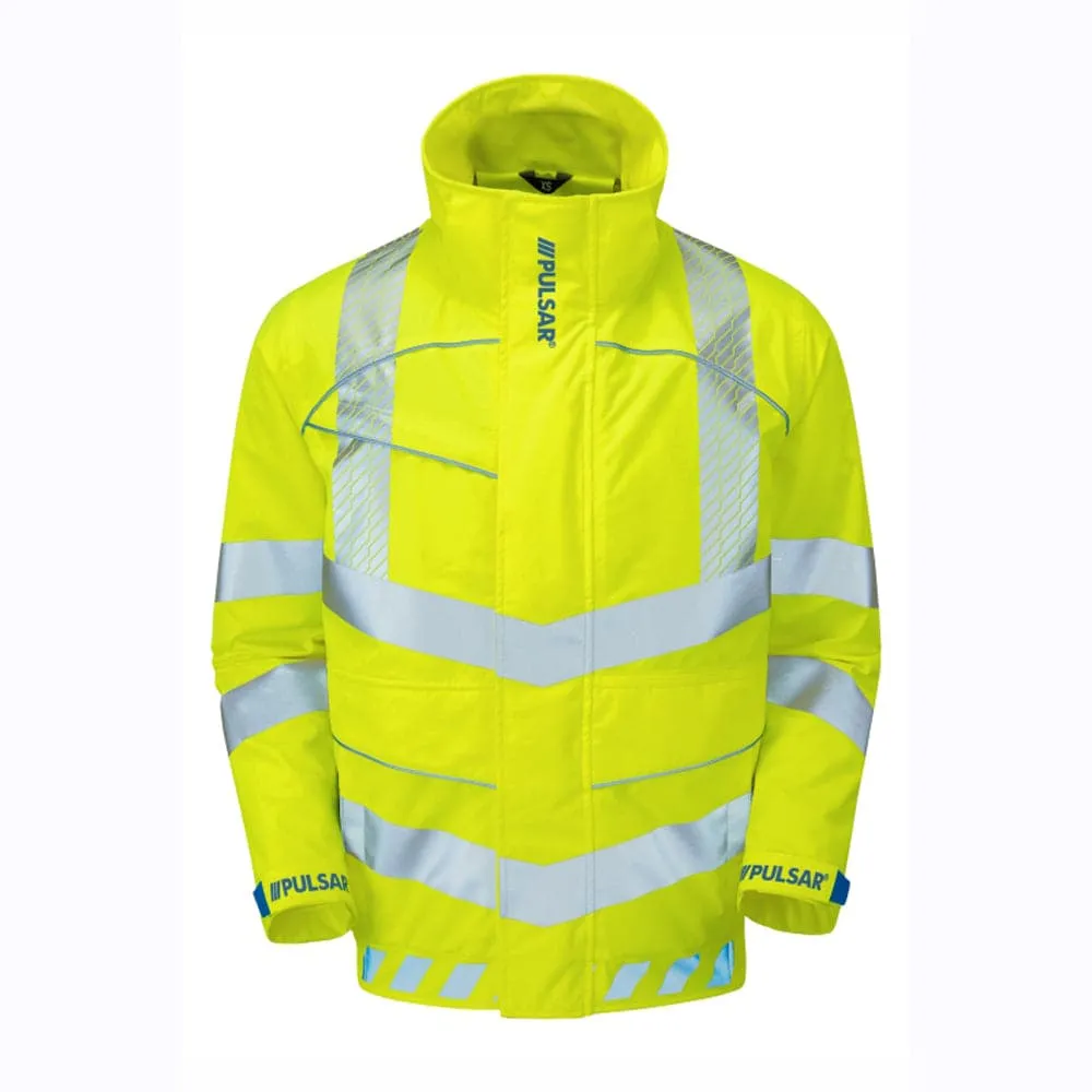 PULSAR EVO103 Evolution HV Yellow Waterproof Breathable Bomber Jacket