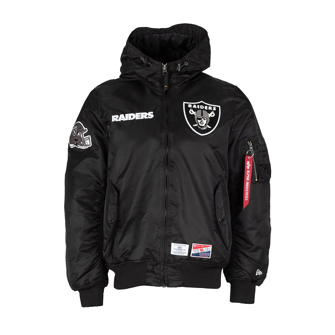 Raiders Alpha Bomber Jacket - Mens