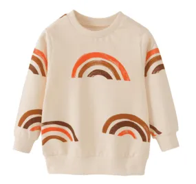 Rainbows - Cotton Jumper / Sweater Unisex