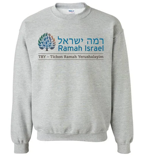 Ramah Israel TRY Crewneck Sweatshirt Traditional Logo