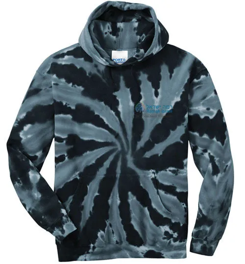 Ramah Israel TRY Tie-Dye Hooded Sweatshirt Traditional Logo