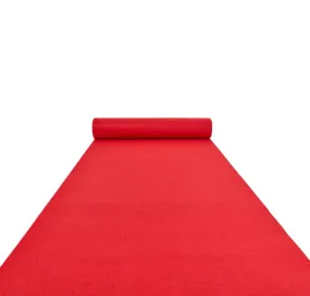 Red Disposable Carpet Fabric 2mx20m aisle runner