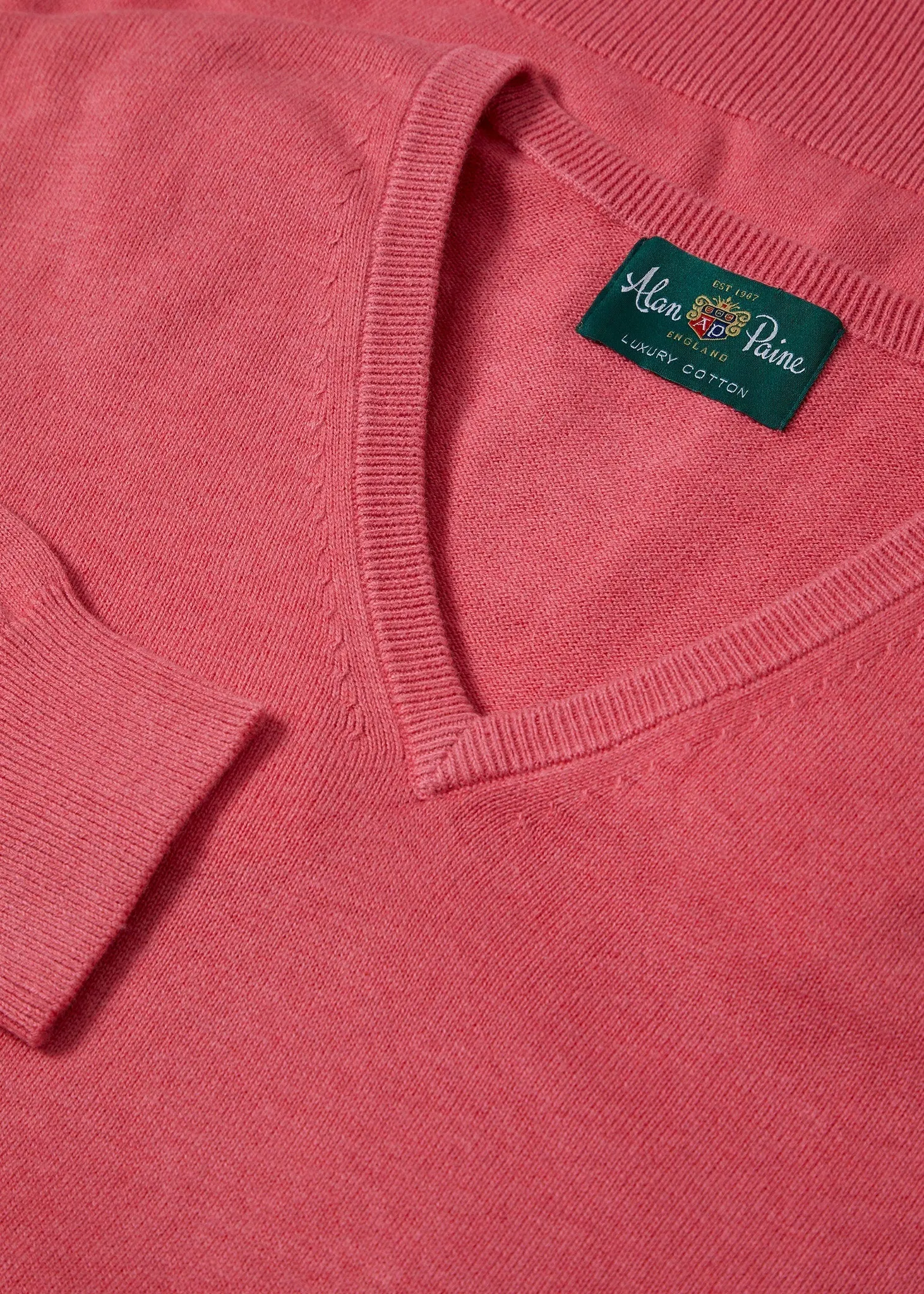 Rothwell Cotton Cashmere Jumper In Swizzle