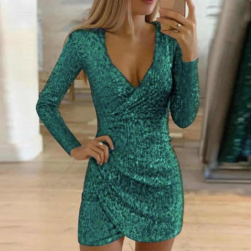 Sequin Mini Dress