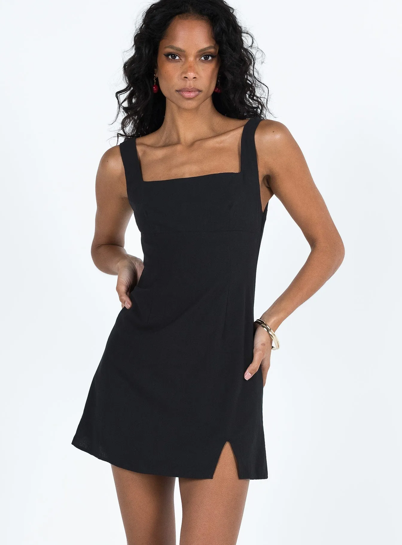 Sharpe Mini Dress Black