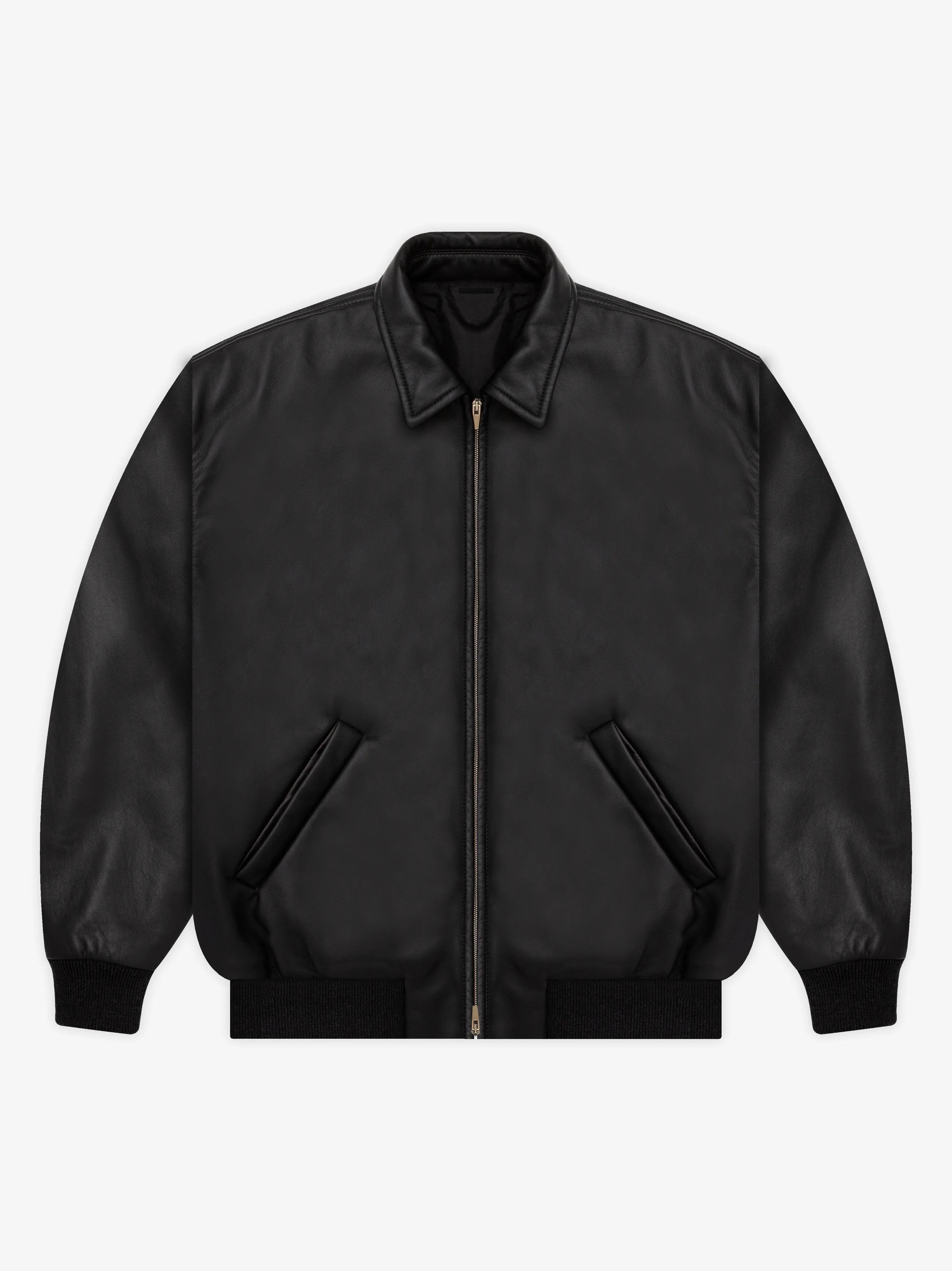 Sob Rock Leather Bomber