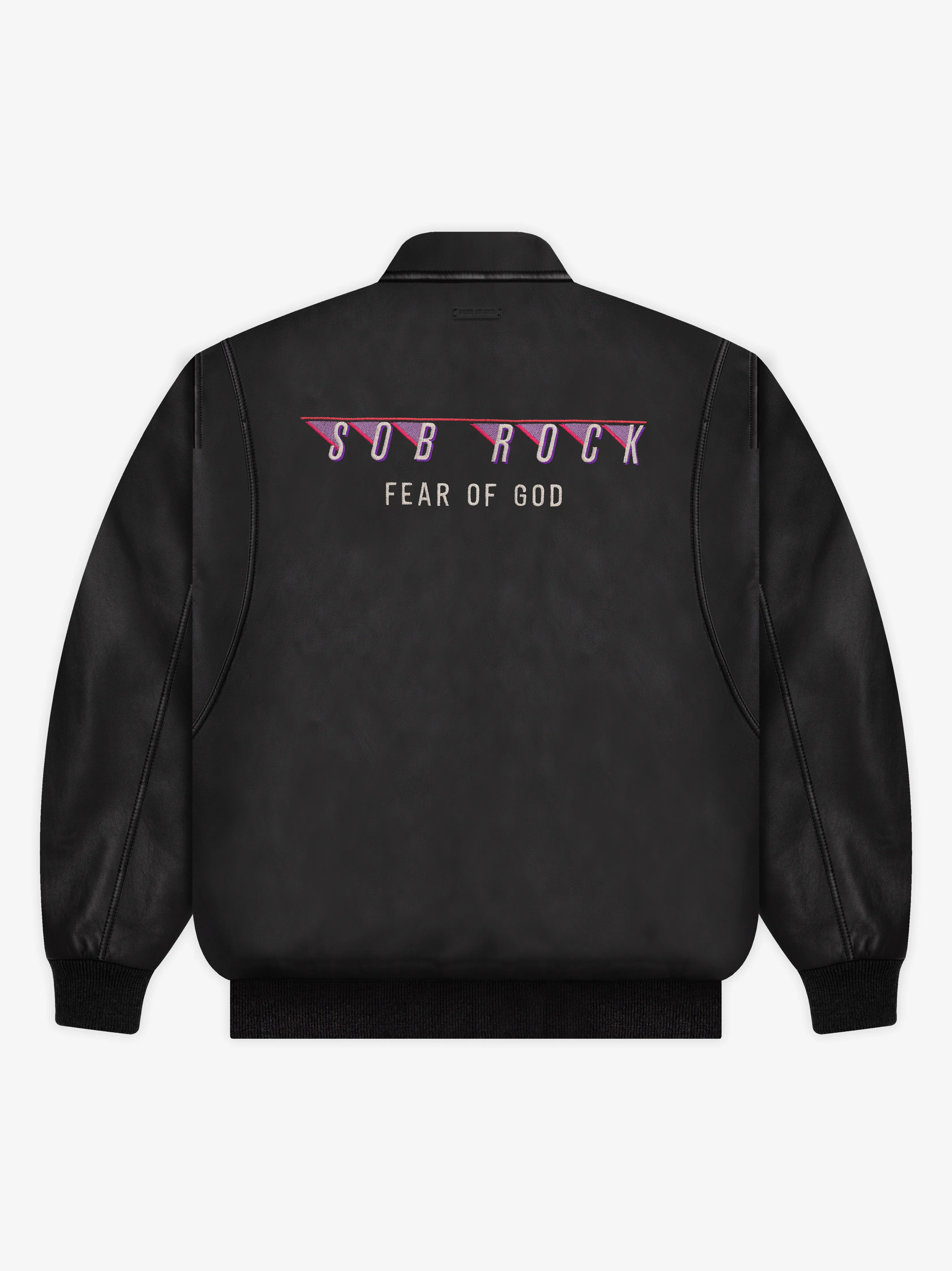 Sob Rock Leather Bomber