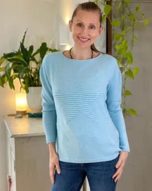 Soft Knit Appliqué with Star Jumper - Celestino