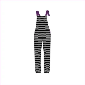 Striped Women's Bow Jumpsuit