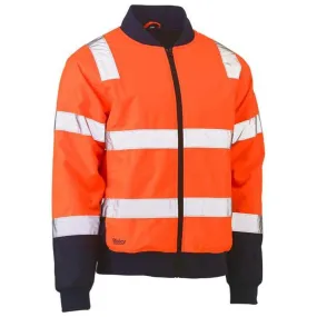 Taped Two Tone Hi-Vis Bomber Jacket With Padded Lining BJ6730T