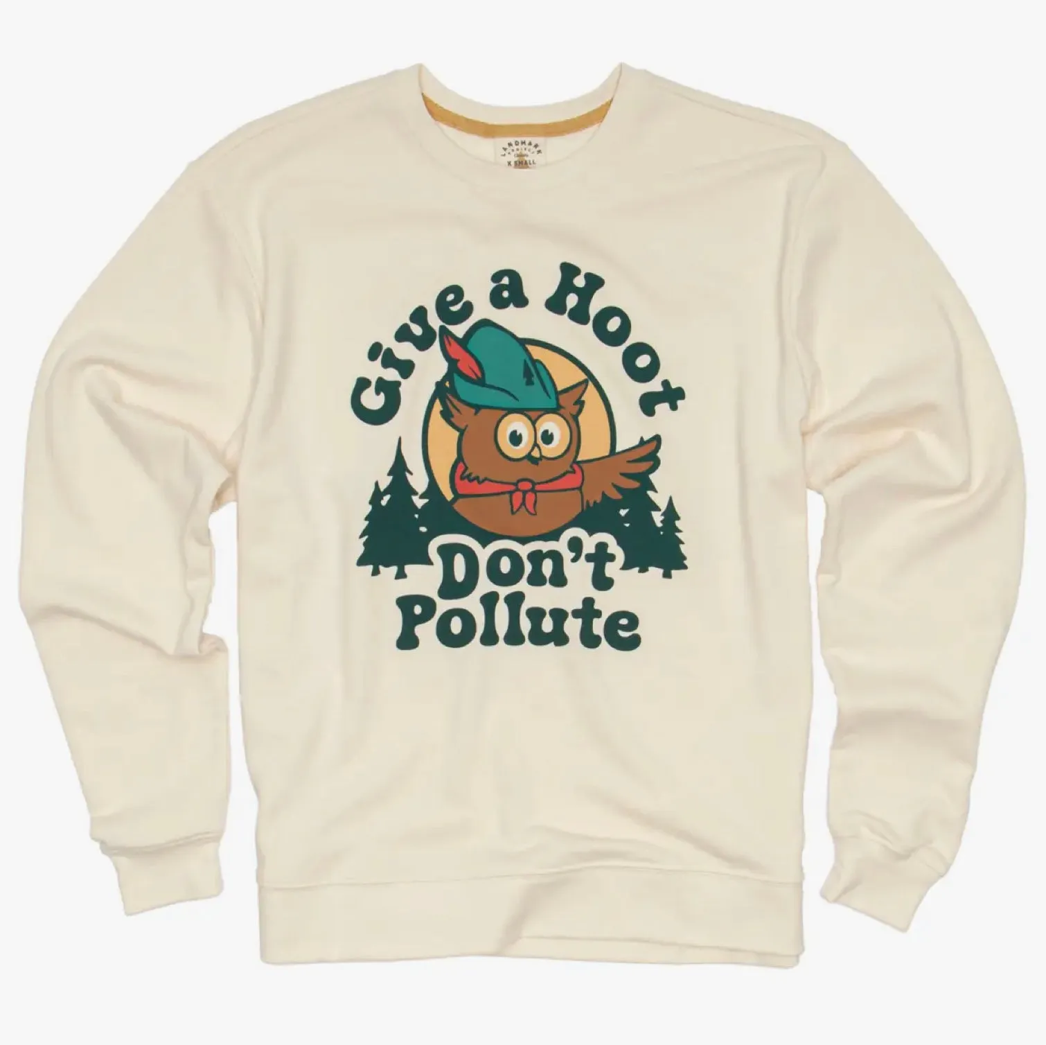 The Landmark Project - Give A Hoot Crewneck Sweatshirt