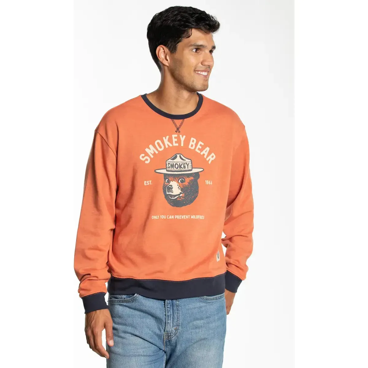 The Landmark Project Smokey Bear Heritage Varsity Orange Sweatshirt