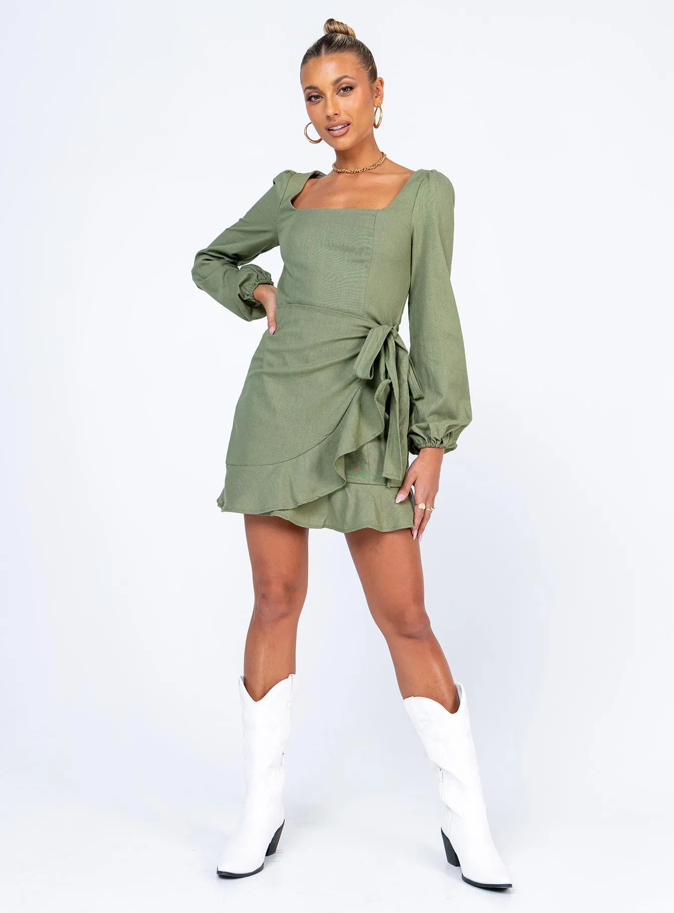 The Villa Mini Dress Green