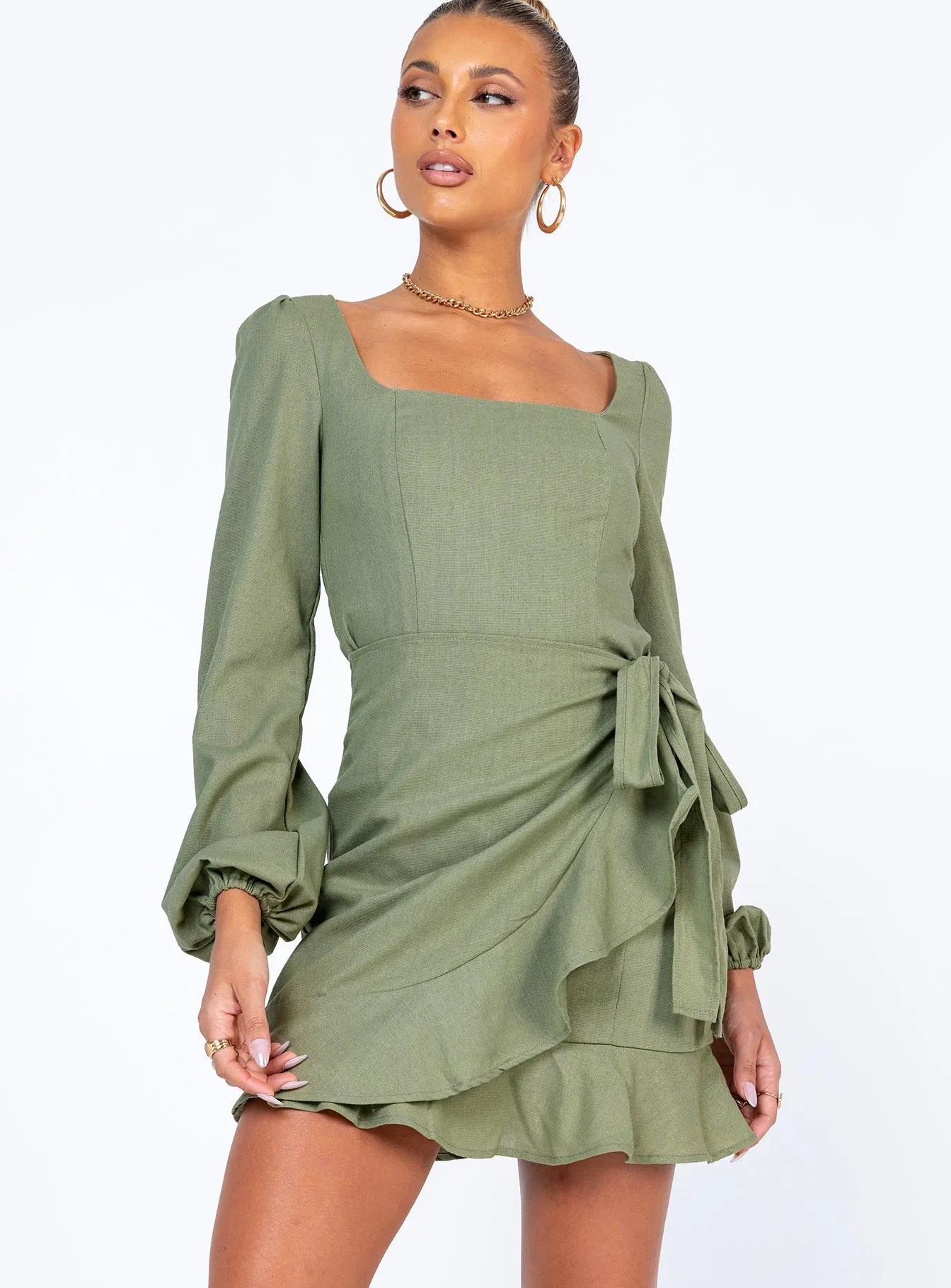 The Villa Mini Dress Green