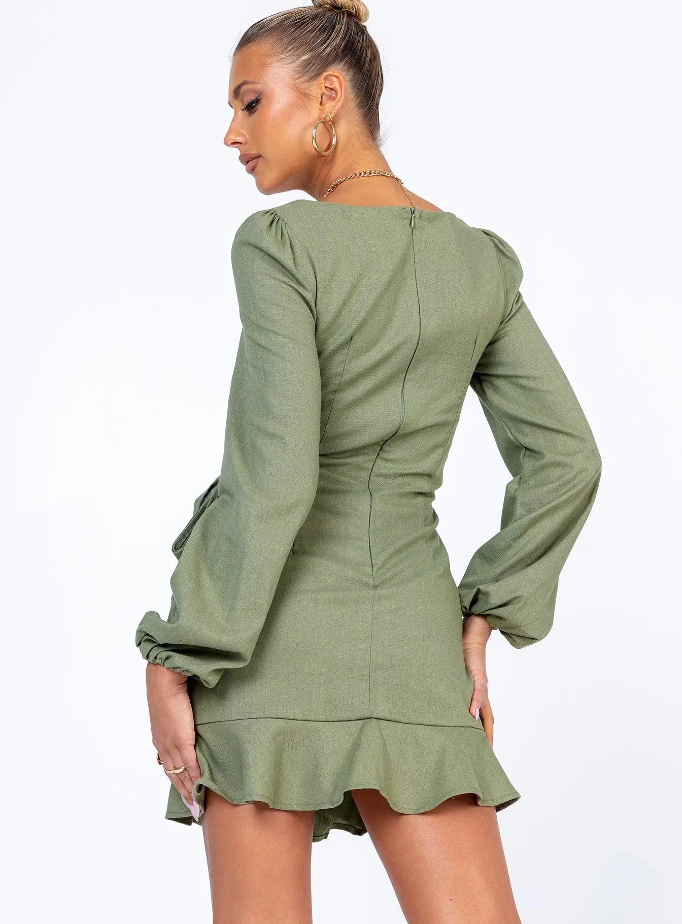 The Villa Mini Dress Green