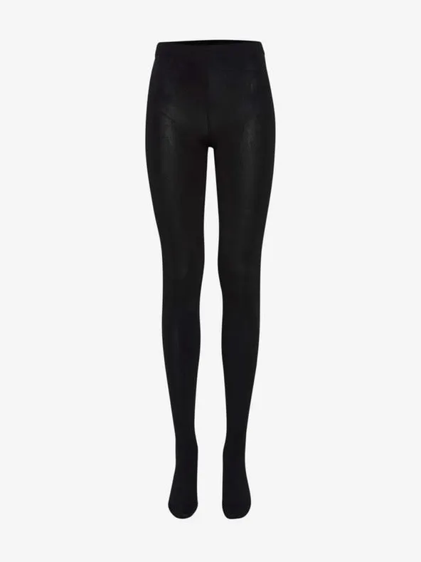 The Warmy Fleece Tights - Opaque Black