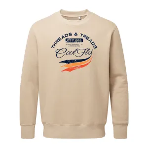 Threads and Treads Sand Sweatshirt