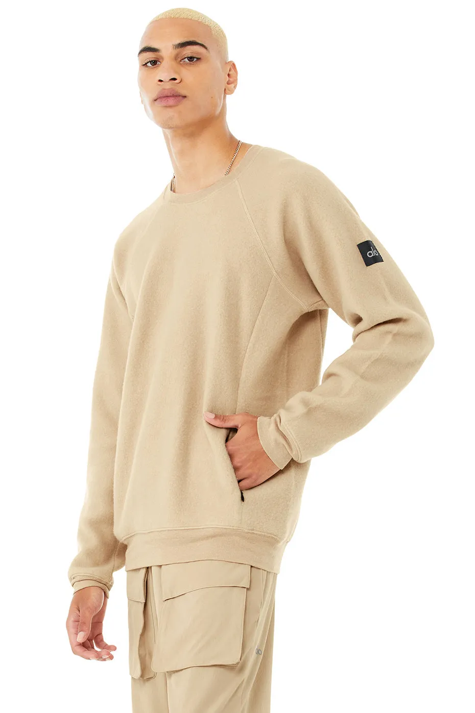 Triumph Crew Neck Sweatshirt - Sand Dune