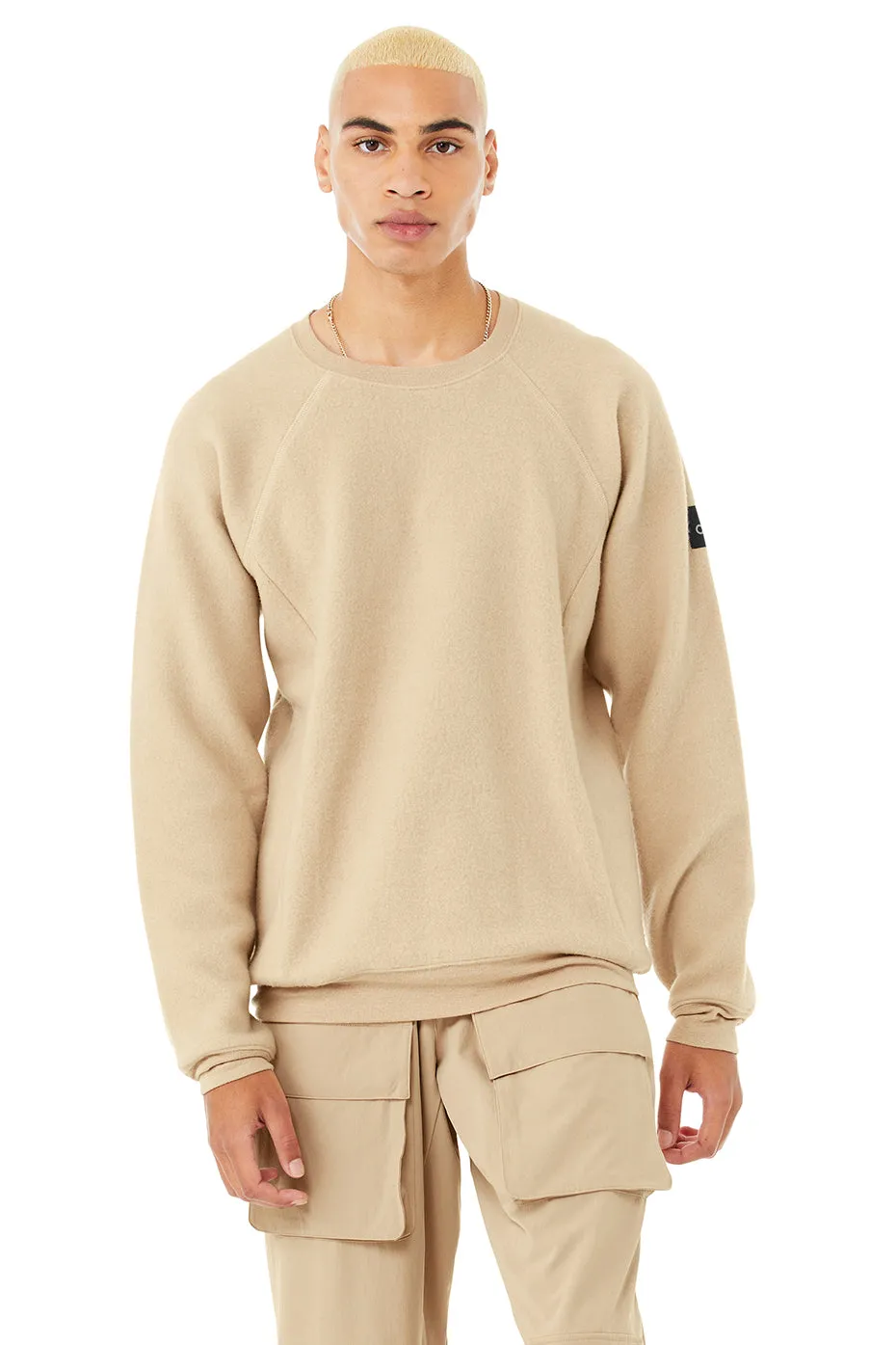 Triumph Crew Neck Sweatshirt - Sand Dune