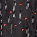 Unique Vintage Black & Red Heart Peggy Babydoll Dress