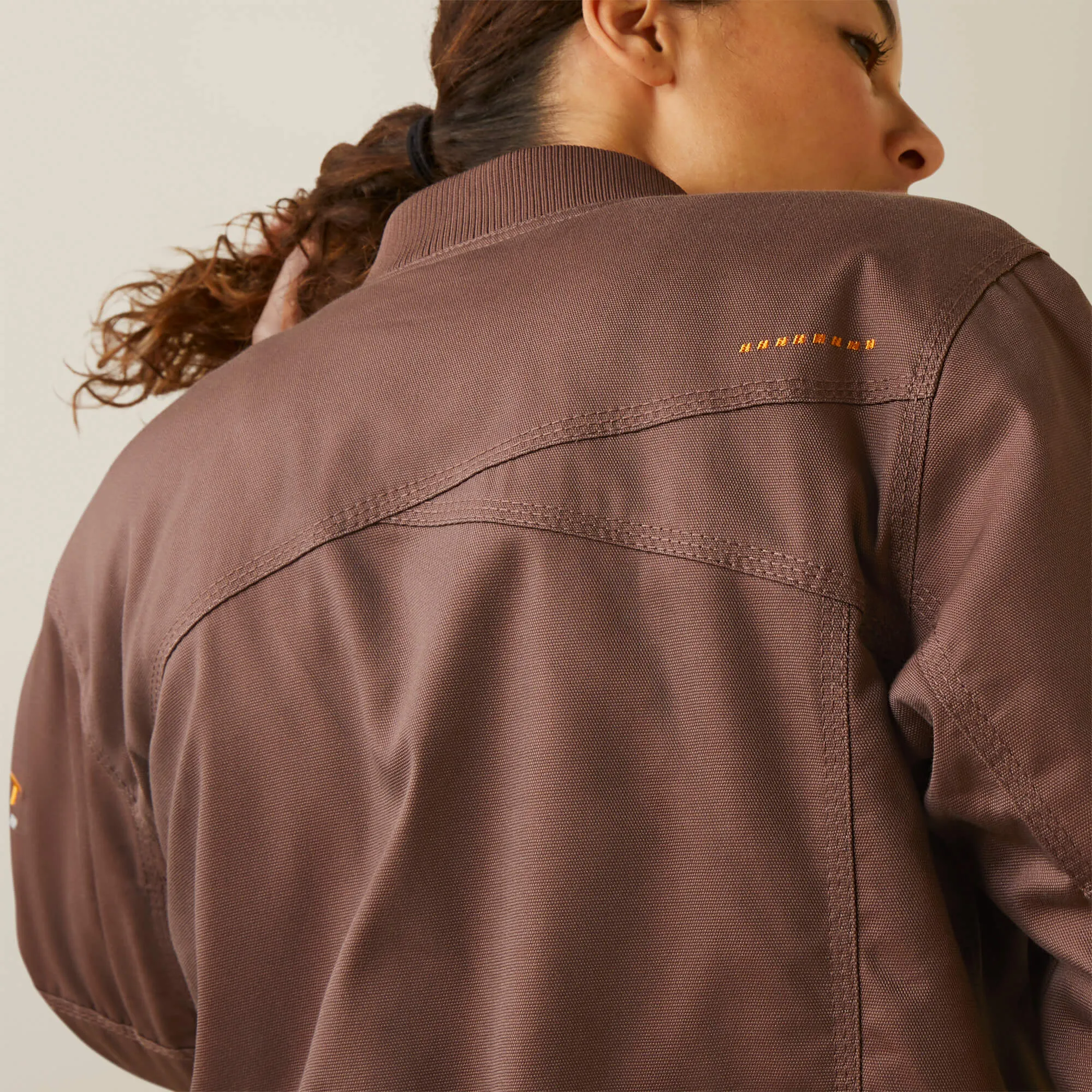 Women's Ariat Rebar DuraCanvas Bomber Jacket #10046382