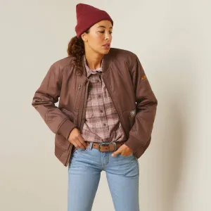 Women's Ariat Rebar DuraCanvas Bomber Jacket #10046382