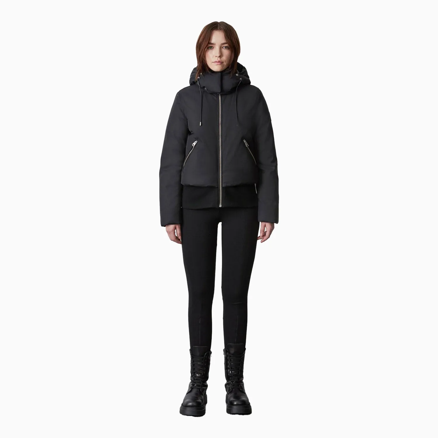 Women's CORY BX Hoodie Down Bomber Jacket