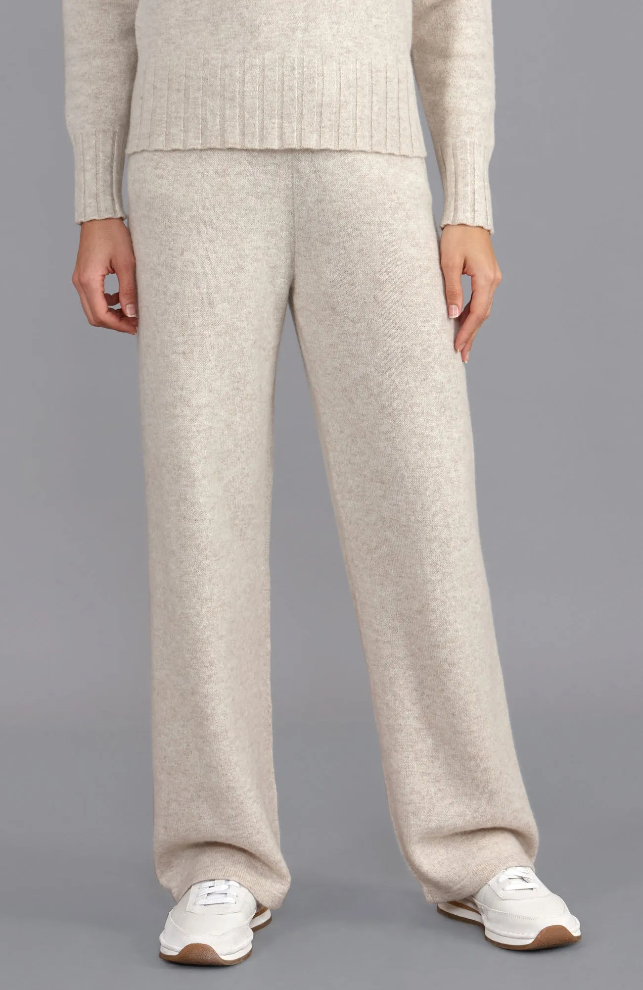 Womens Lambswool Knitted Trousers