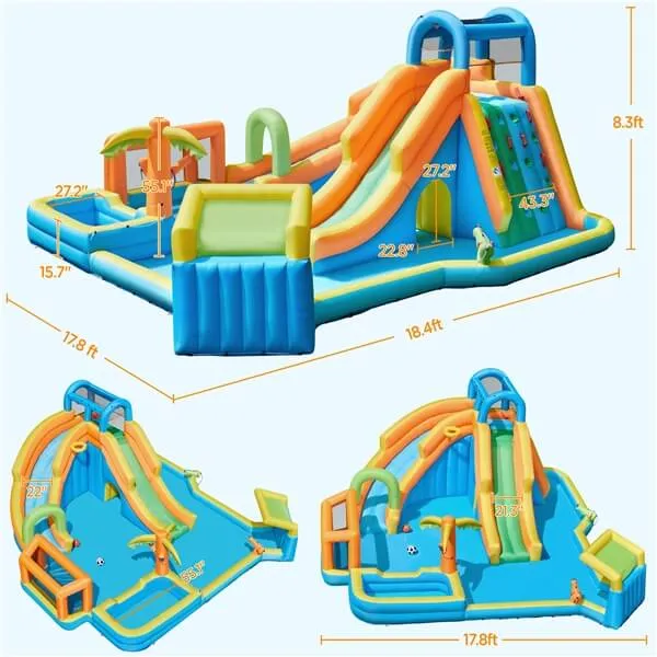 Yaheetech Giant Water Slide Combo