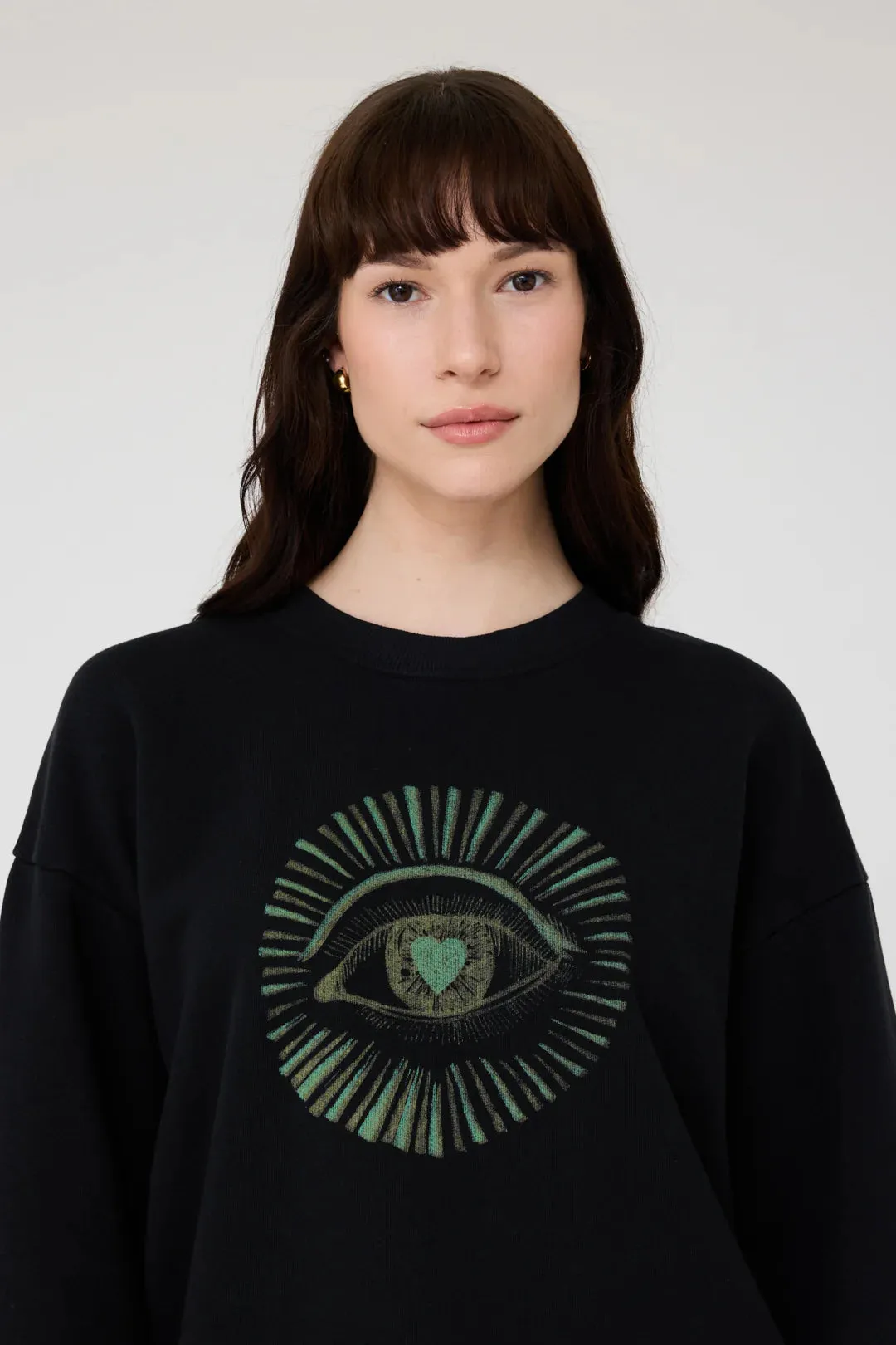 YVES SWEATSHIRT - BLACK